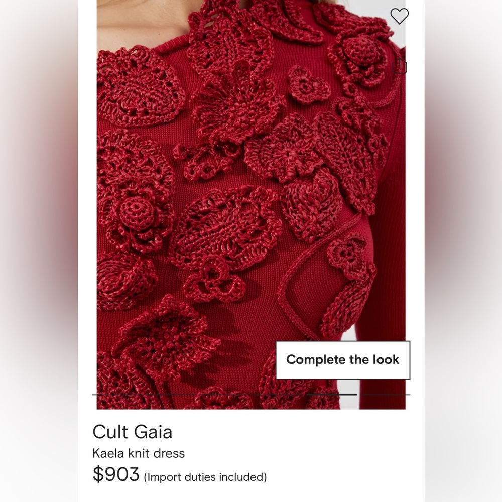 Cult Gaia Red Kaela Dress - NWT Size Small! - Picture 5 of 6